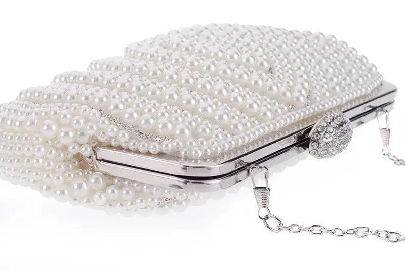 Pochette MAC023 perlée avec perles