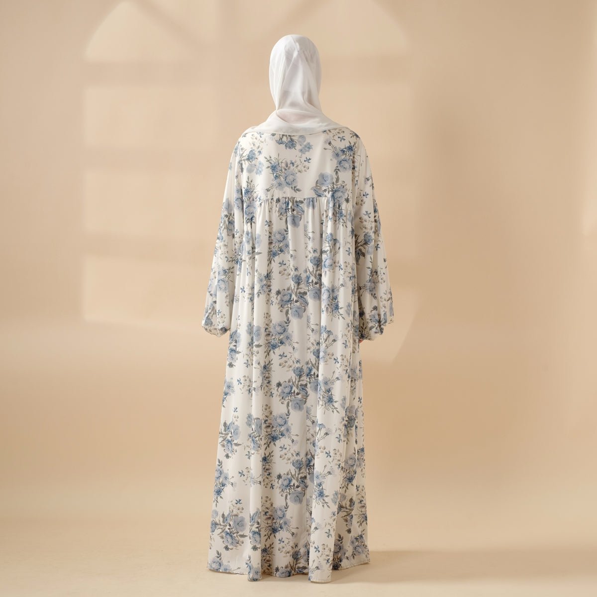 Abaya Réversible Imprimée (MA082)