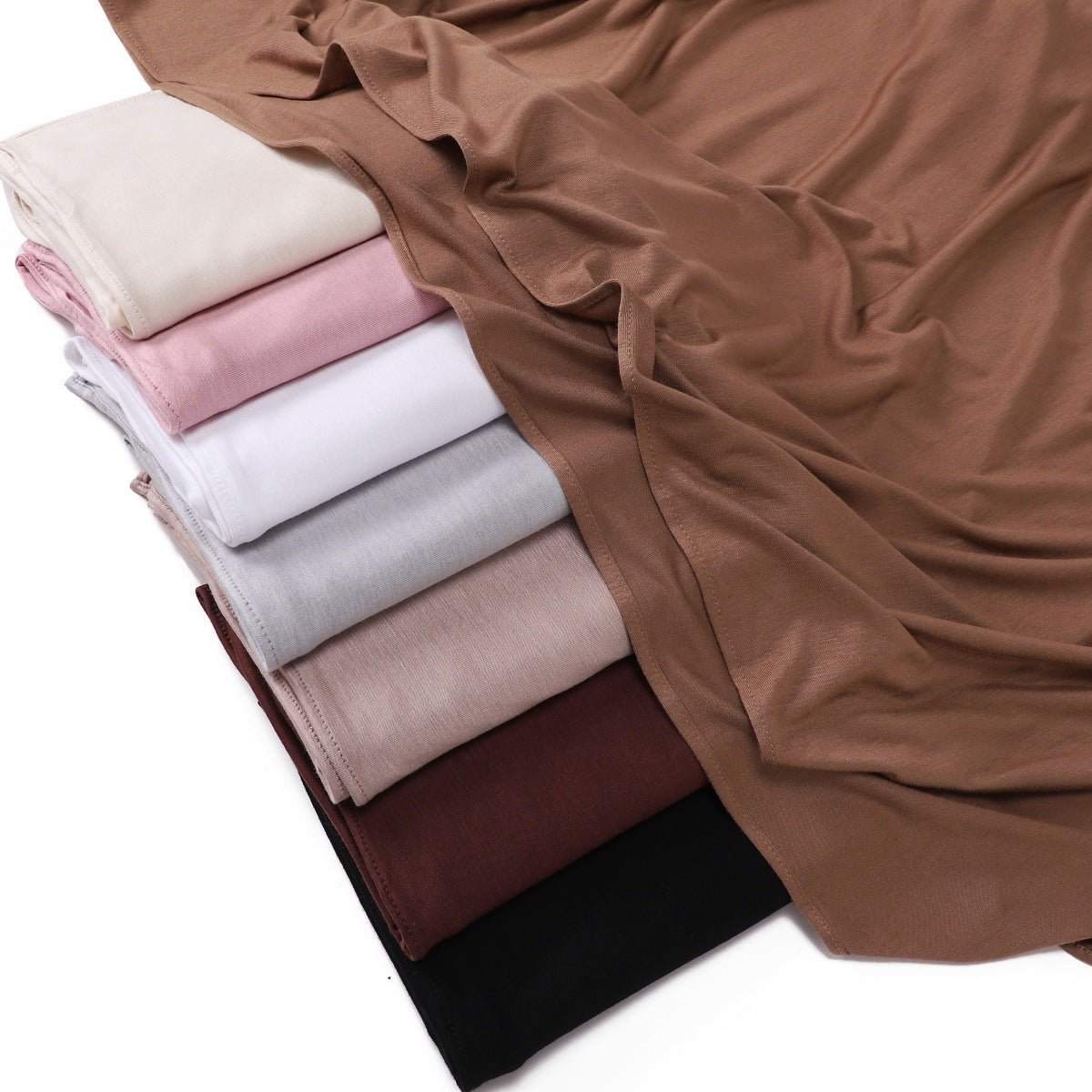 Foulard Hijab en Coton Mercerisé Doux et Respirant (MH126)