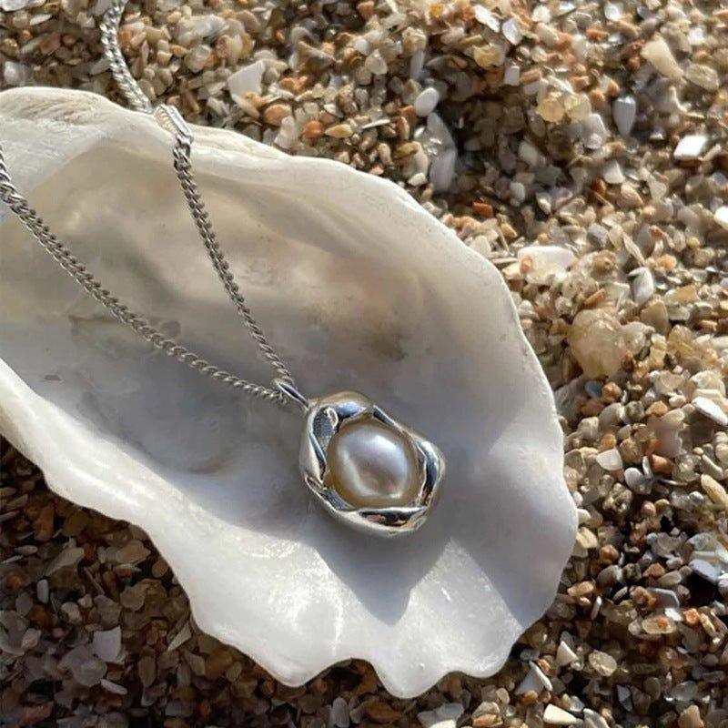 Collier pendentif en perles MAC136 haut de gamme