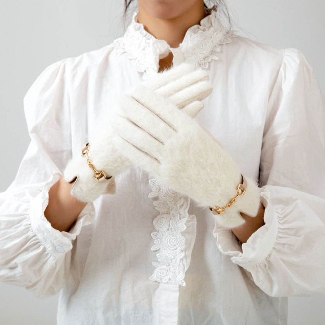Gants d'hiver chauds et polyvalents en peluche pour tous les jours (MAC309)
