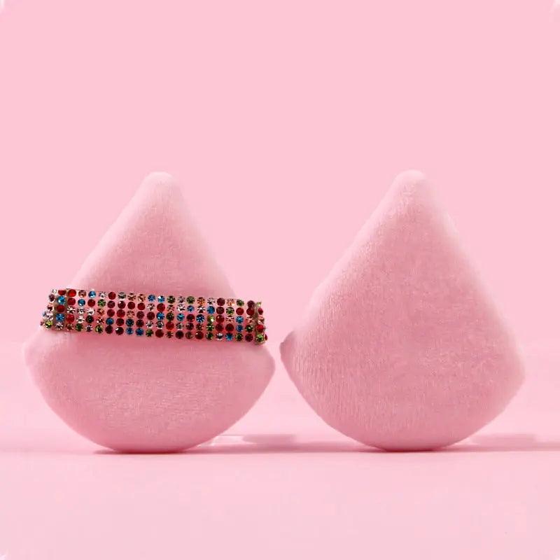 Houppettes triangulaires douces MMU027 pour poudre libre