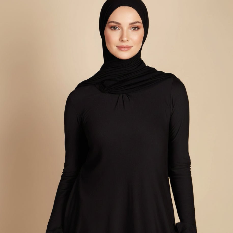 Robe évasée Premium Lenzing™ Modal en Natural Stretch (MA357)