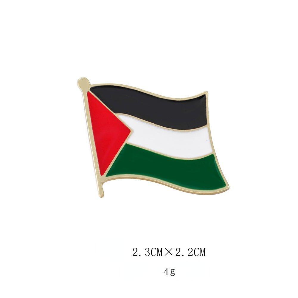 Épingle keffiyeh drapeau Free Palestine MAC105