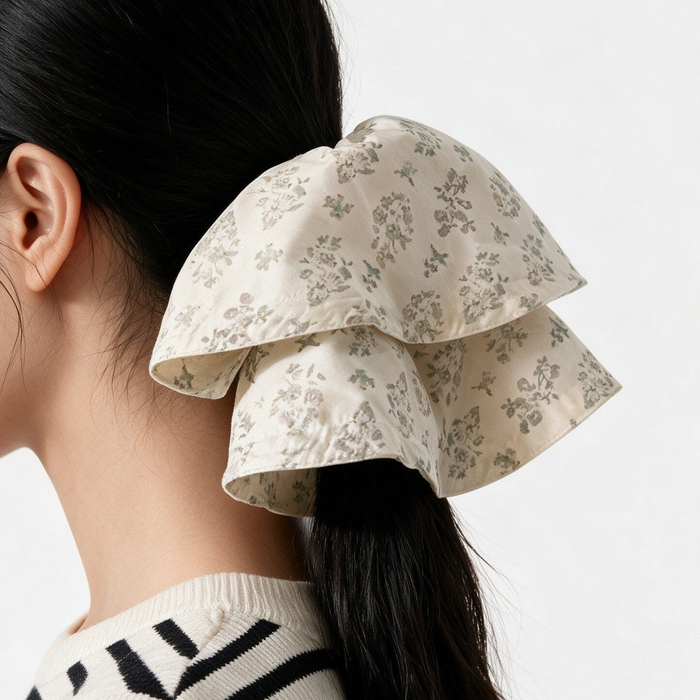 Chouchou Floral Surdimensionné（MAC453）