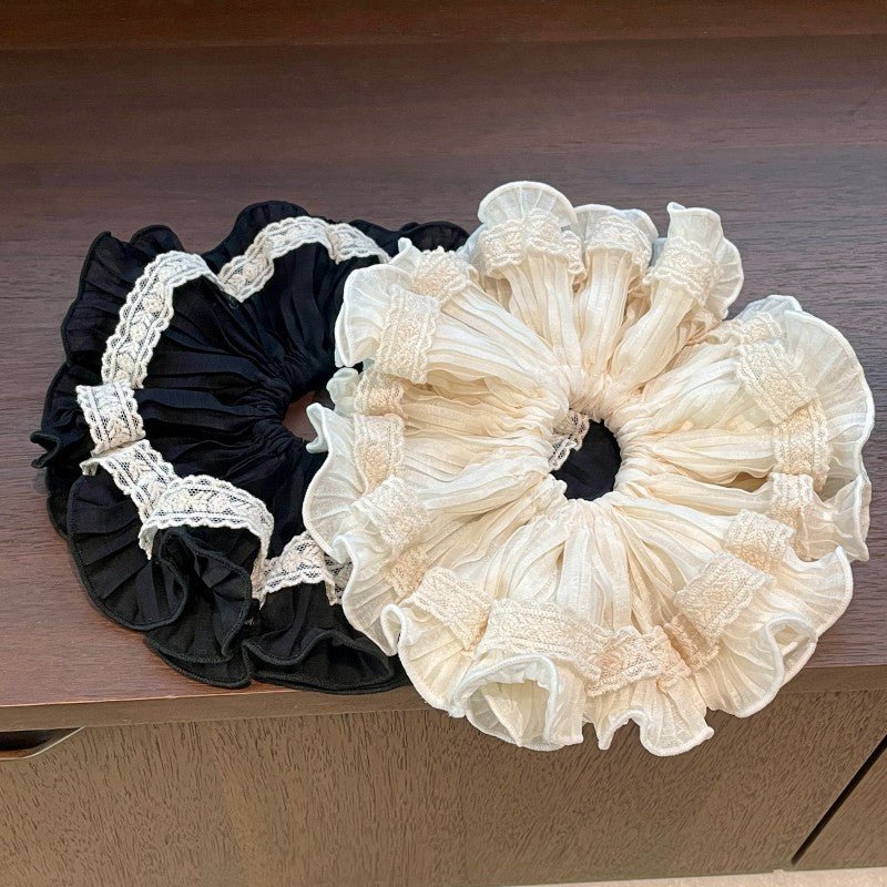 Élastique Cheveux Oversize à Volants（MAC455）
