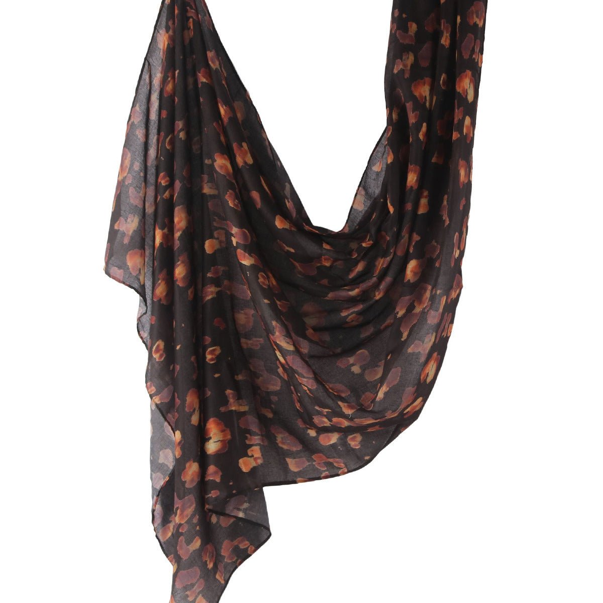 Foulard Hijab Imprimé Floral Respirant et Polyvalent (MH177)