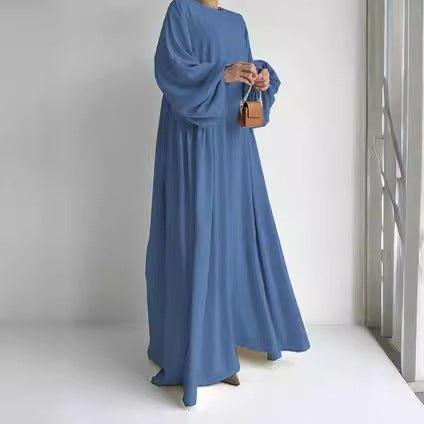 Abaya à manches ballon bouffantes Simple Puff (MA066)