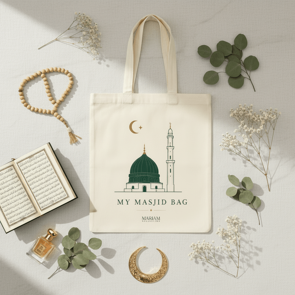 Mon Masjid Canvas Tote Bag (MAC435)