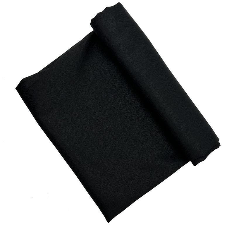 MH009 Hijab Musulman en Satin Jacquard à Motif Ondulé