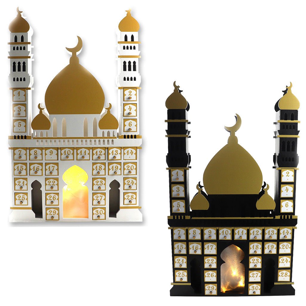 Château arabe en bois - Compte à rebours du Ramadan (MAC384)