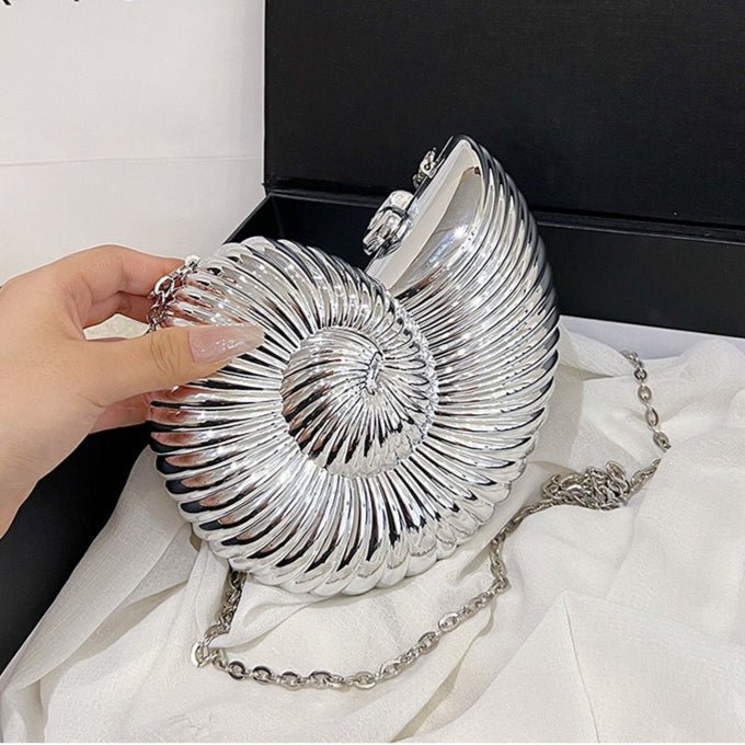 Sac pochette unique et chic inspiré du coquillage (MAC311)