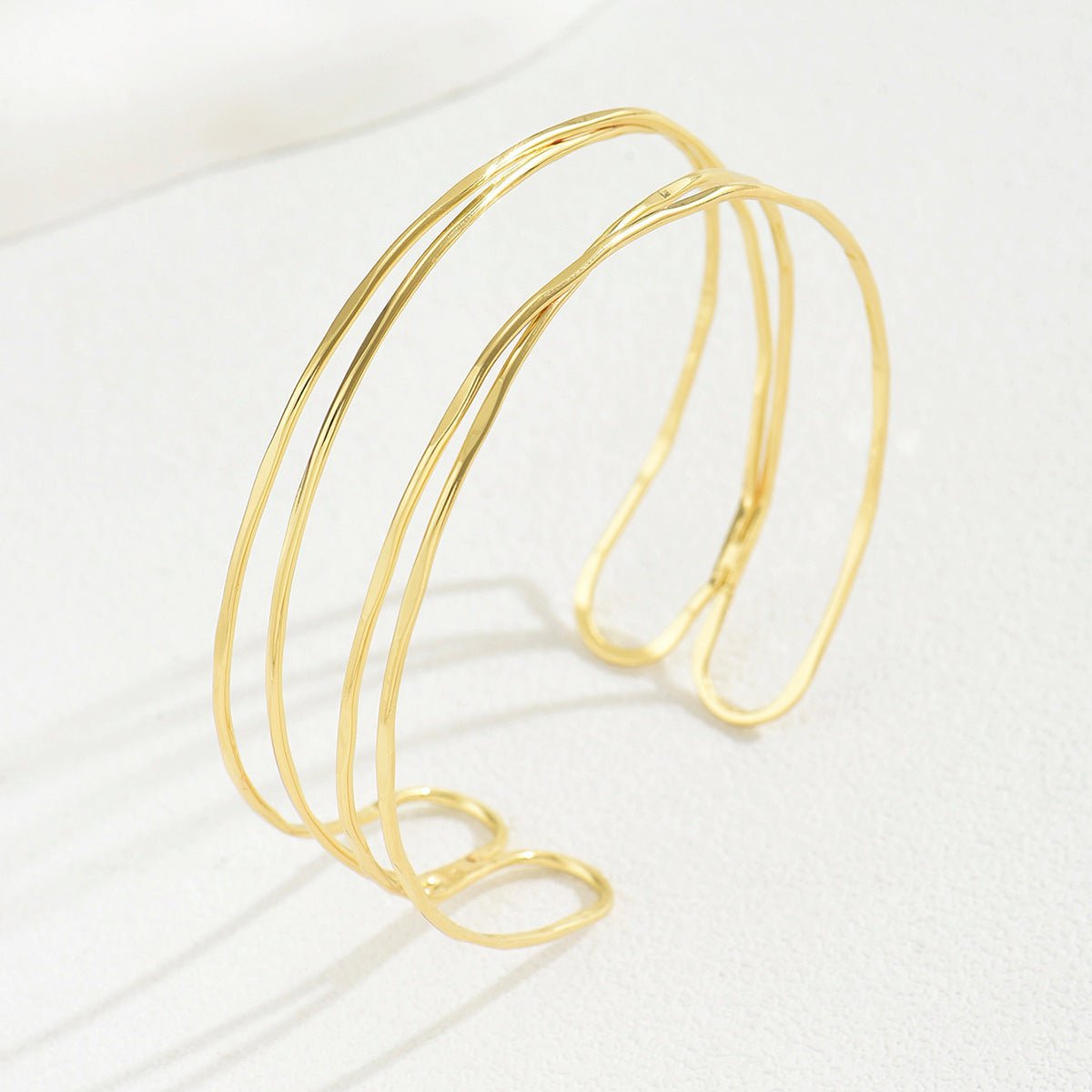Bracelet manchette géométrique multicouche (MAC410)