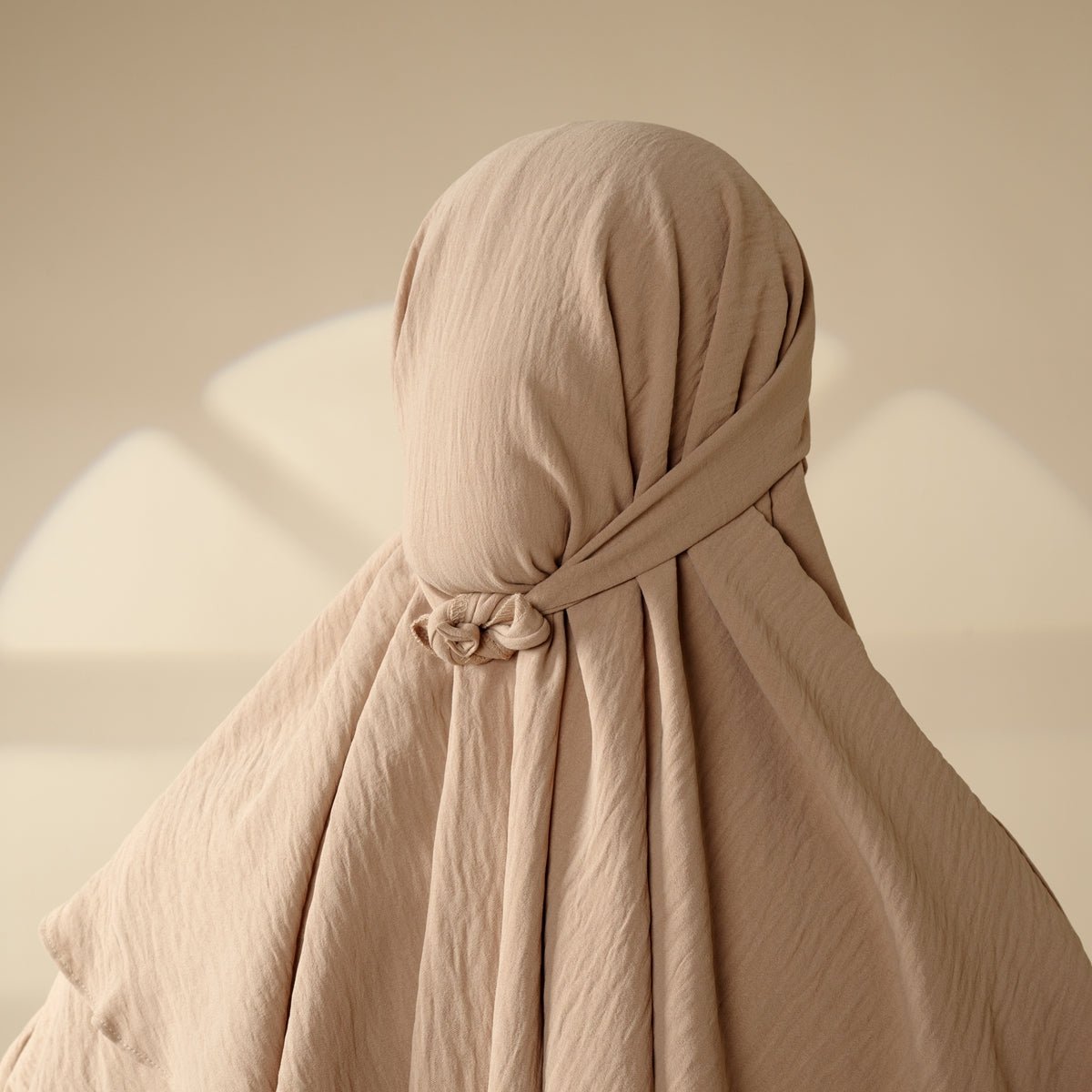 Nouveau Khimar Deux Couches en Crêpe (MK010)