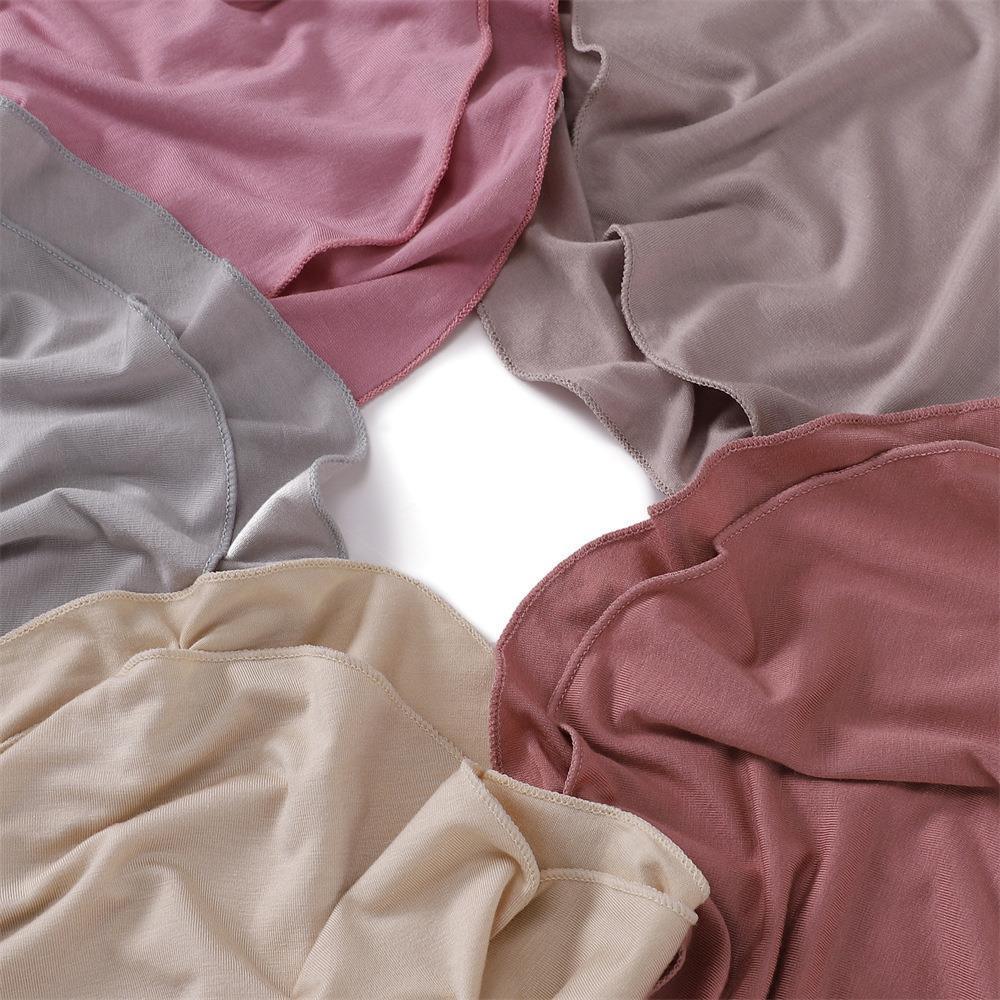 Faux col en coton uni pour rehausser une tenue (MAC144)