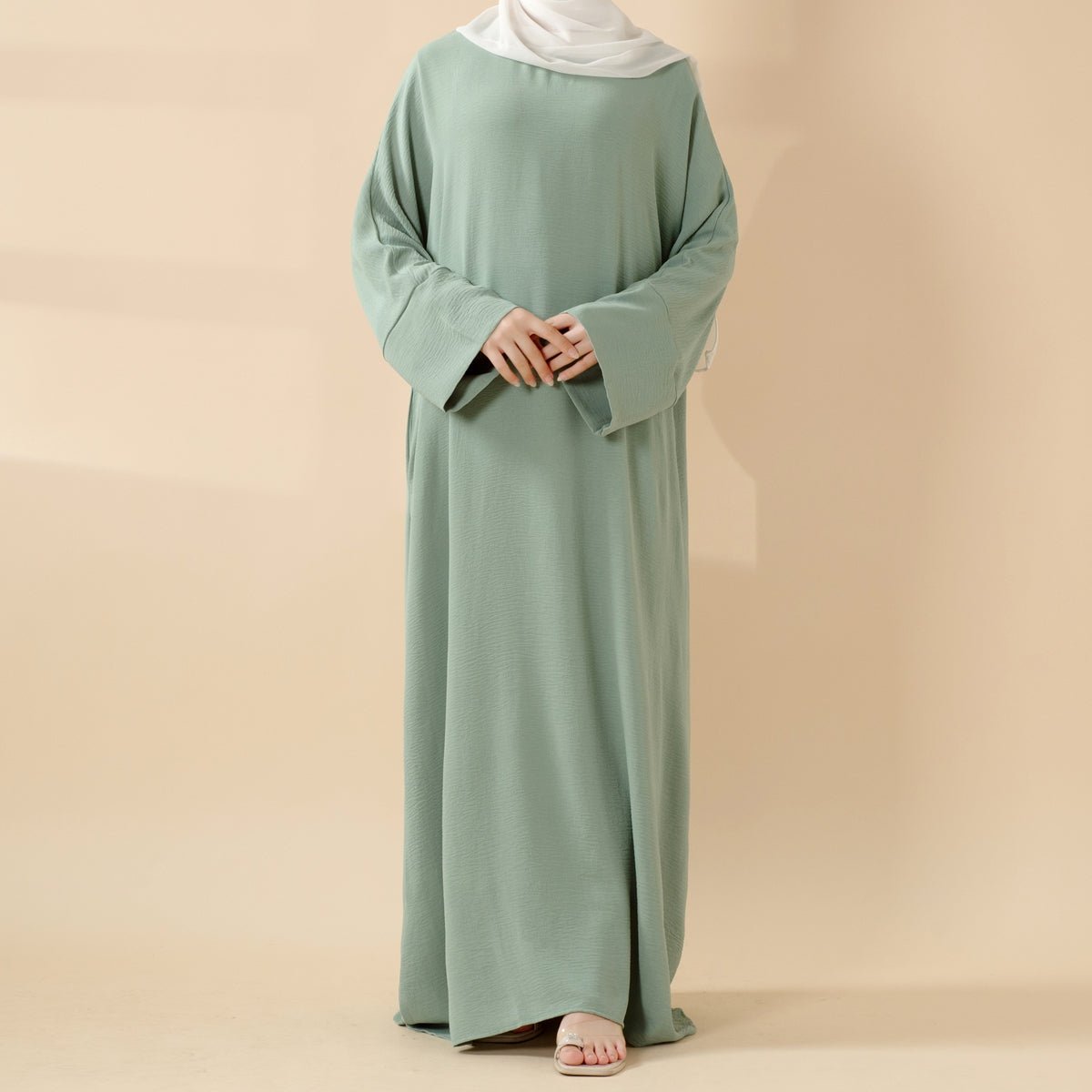 Abaya Vintage Simple Plissée (MA042)