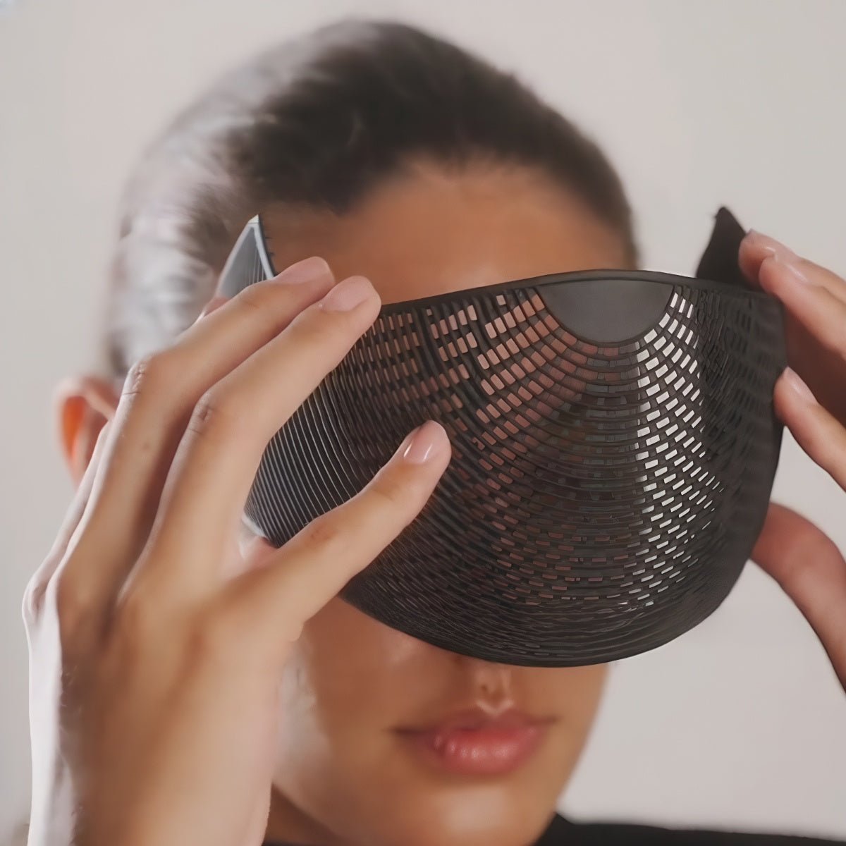 Bandeau antidérapant en TPU floqué pour hijab (respirant et léger) (MAC303)