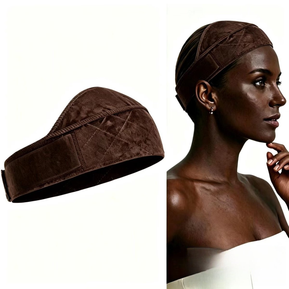 Bandeau antidérapant matelassé pour hijab (MAC433)