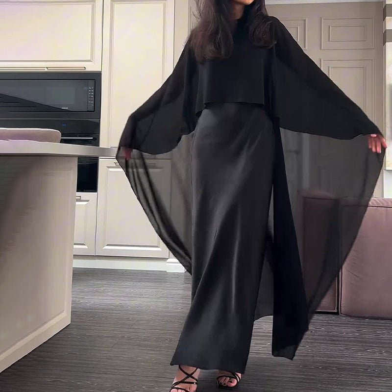 Robe Abaya avec Cape (MS320)