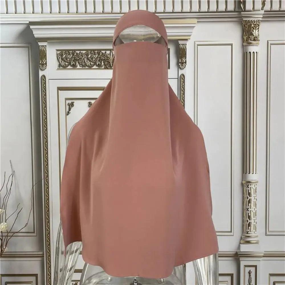 Niqab Nidha Doux - 10 Teintes Disponibles (MH016)