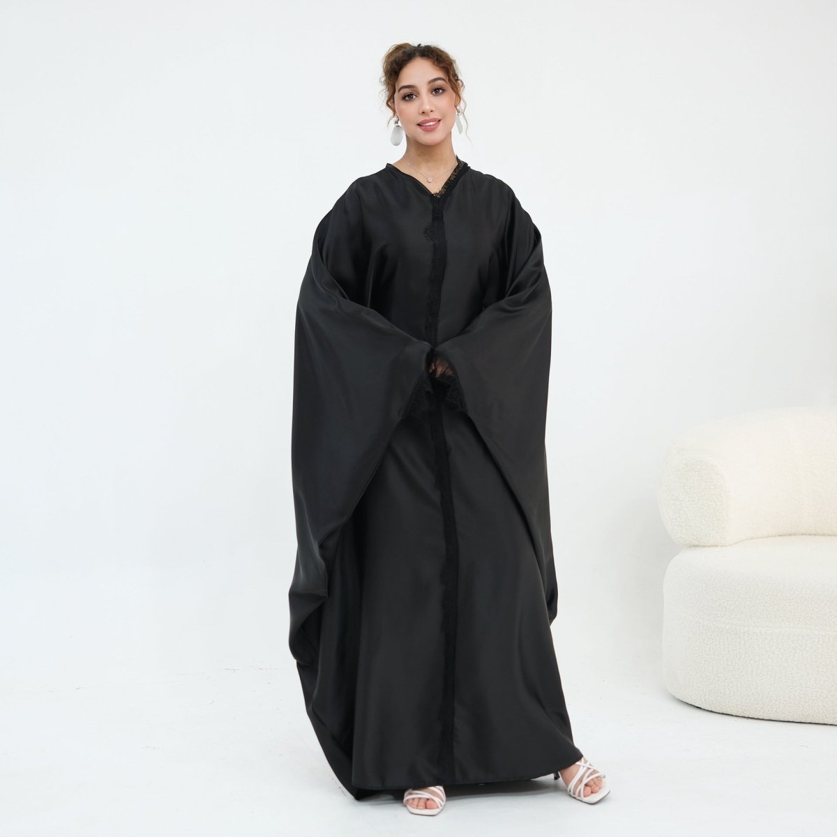 Abaya Papillon à Manches Chauve-Souris (MA442)