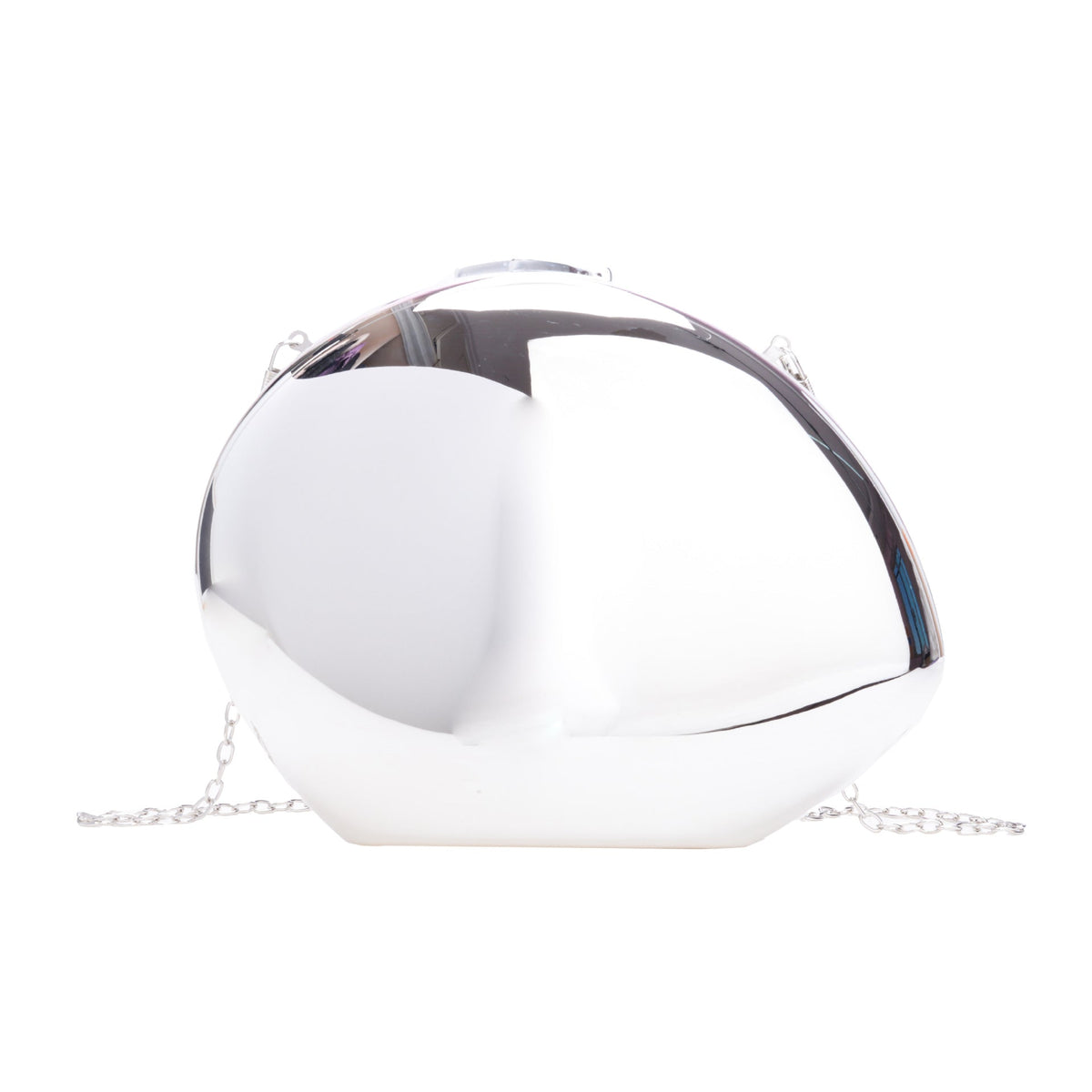 Sac cosmétique MAC160 en forme d'œuf d'oie, avec chaîne bandoulière en métal et acrylique