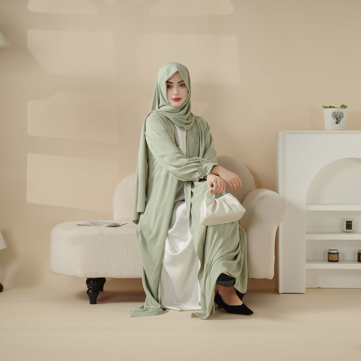 Cardigan Abaya, Abaya style occidental (MOA061)