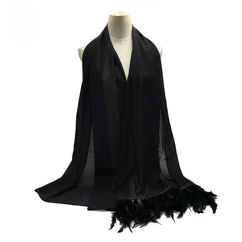 Foulards en Mousseline Foulard Plume Hijab (MH039)