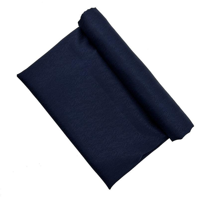 MH009 Hijab Musulman en Satin Jacquard à Motif Ondulé