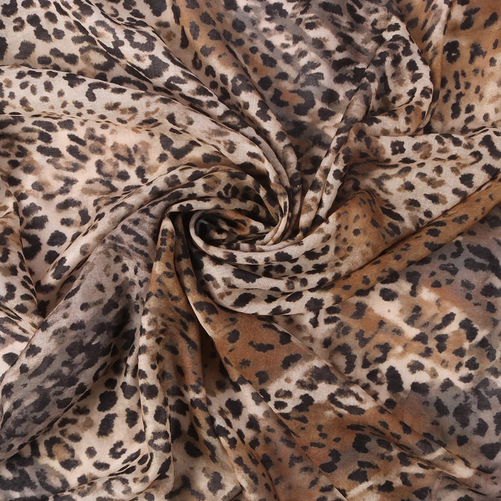 Hijab Tendance Imprimé Léopard Polyvalent (MH164)