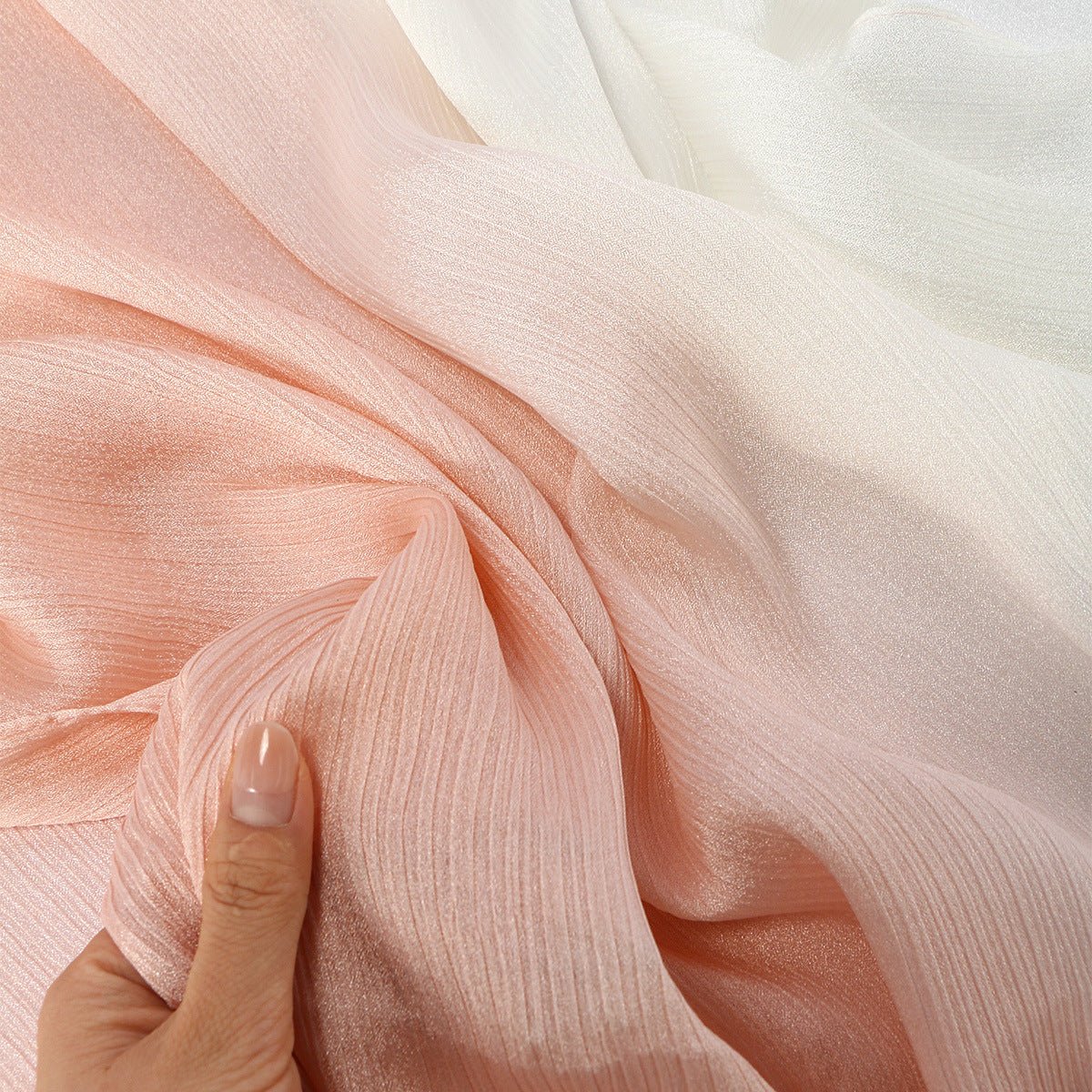 Foulard Hijab Texture Froissée Dégradé (MH253)