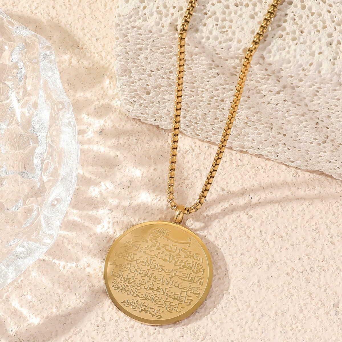 Collier en Acier Titane Réversible (MAC224) (AVEC COFFRET CADEAU)