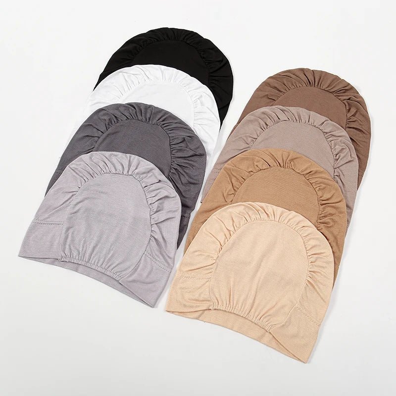 Bonnet sous-hijab en coton mercerisé | Bonnet hijab musulman (MH199)