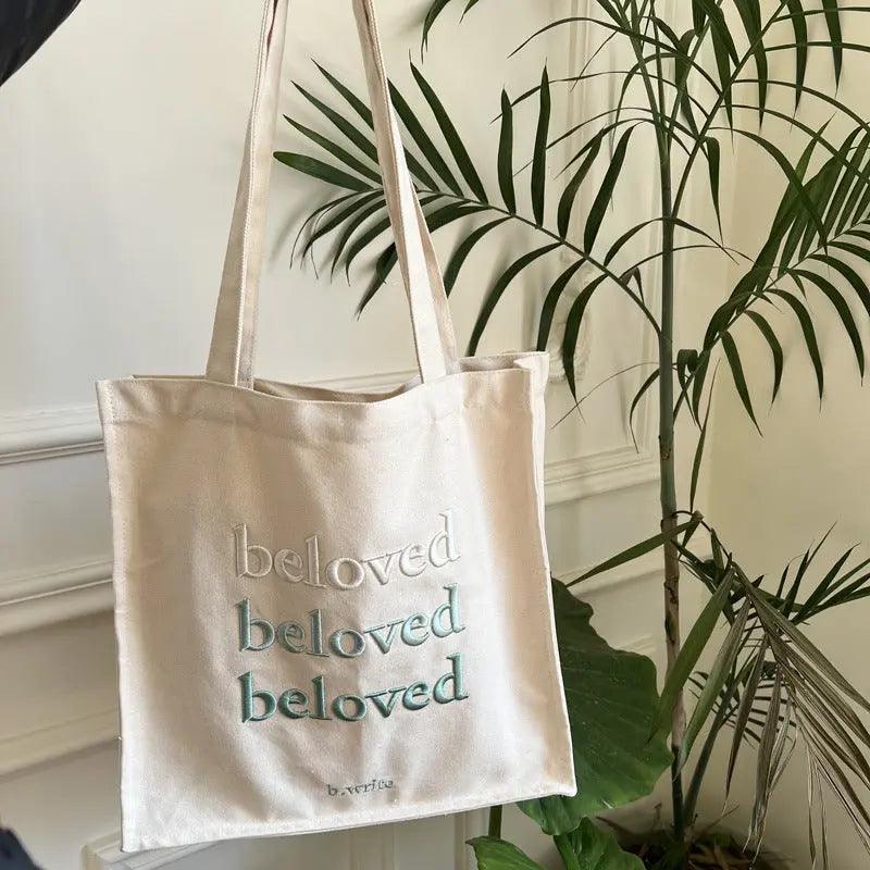 Sac Tote en Toile Brodé (MAC024)