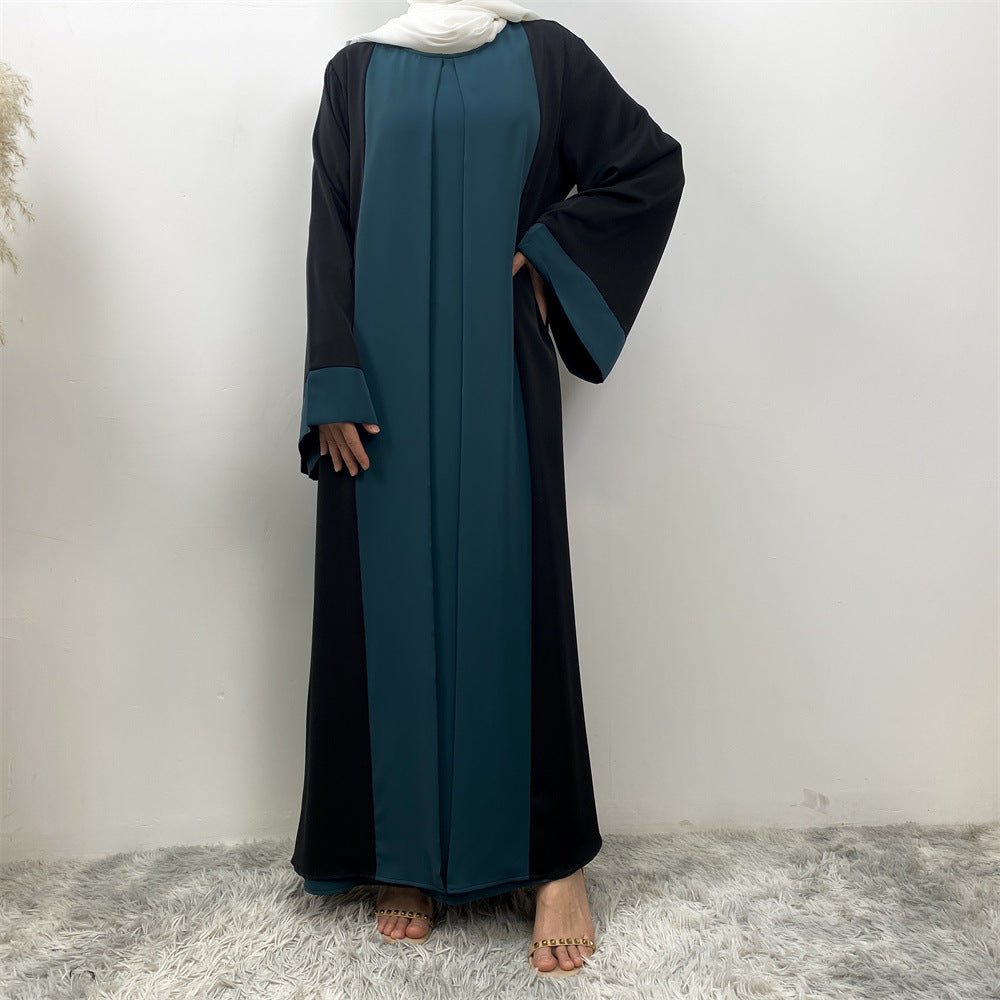 Abaya Patchwork Élégante (MA084)
