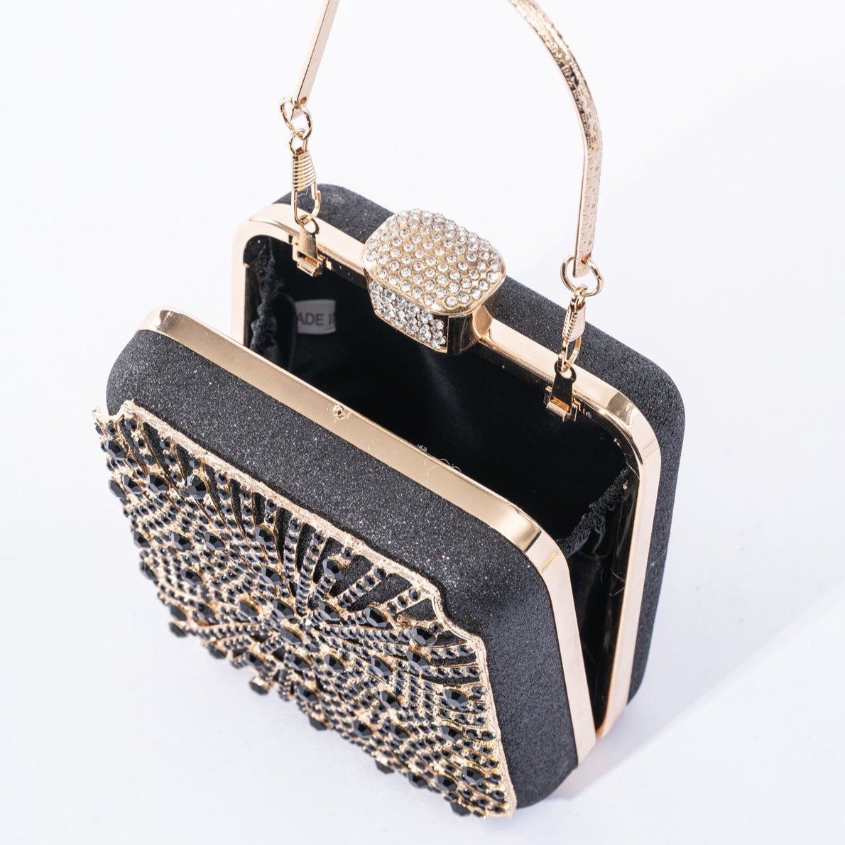 Sac Elegance Brilliant Diamond - Sac boîte de soirée fait main pour soirées et mariages (MAC269)