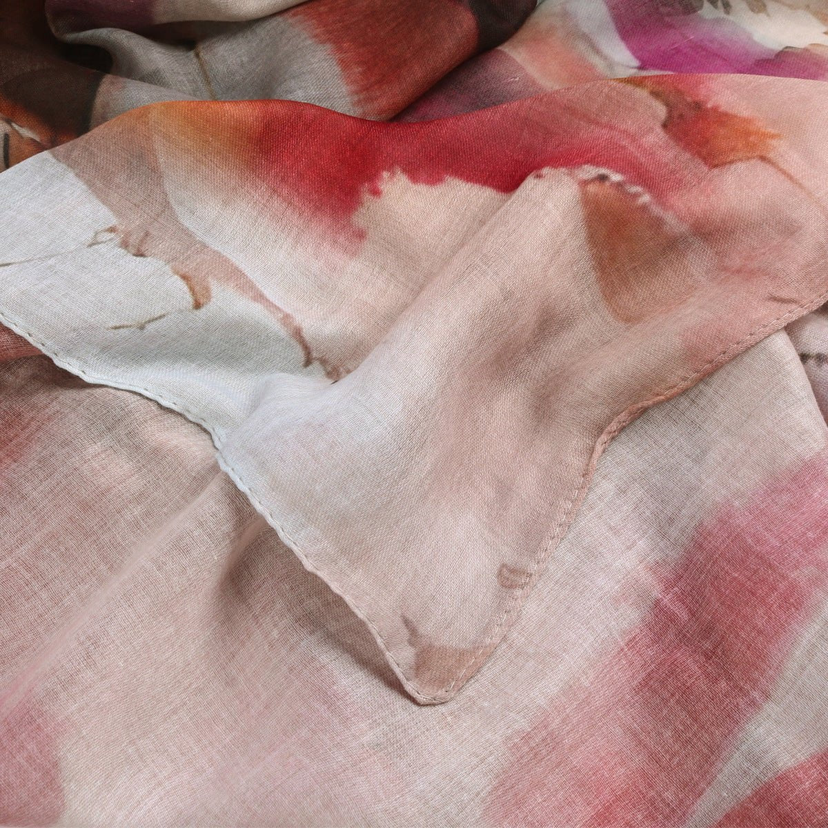 Hijab Imprimé Floral Aquarelle (MH103)