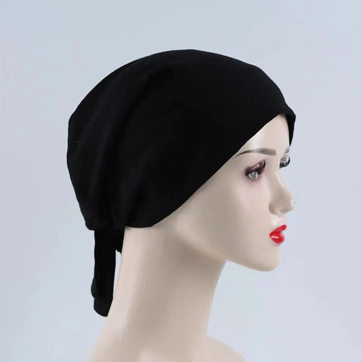 Sous-bonnet doublé en satin double couche (MH010)