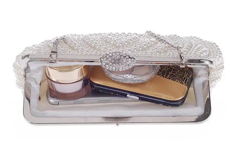Pochette MAC023 perlée avec perles