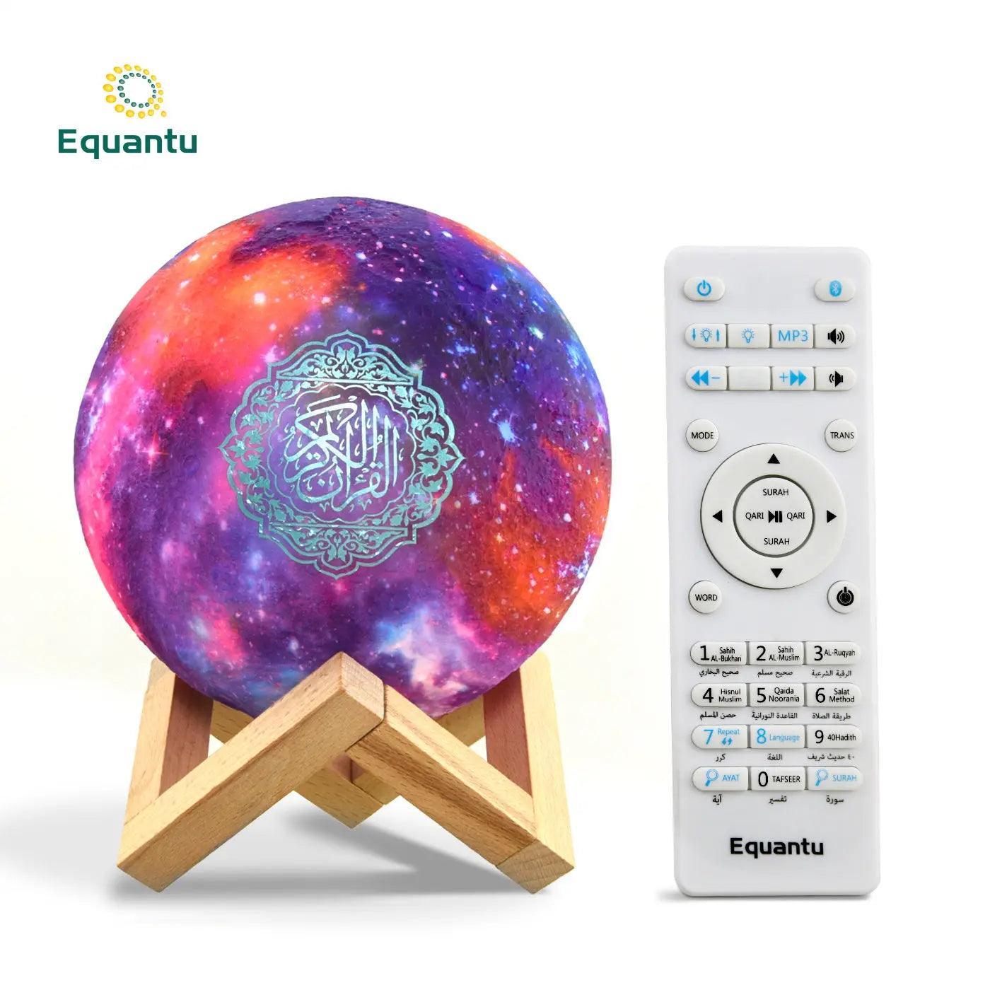 Enceinte Bluetooth Coran MR033 Color Moon Light, veilleuse intelligente à contrôle par application QB512
