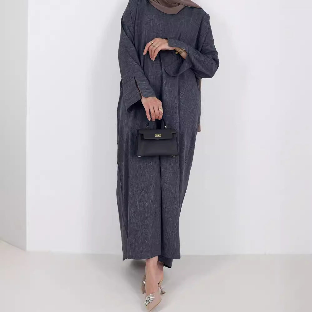 Abaya ample et élégante avec poches (MA104)