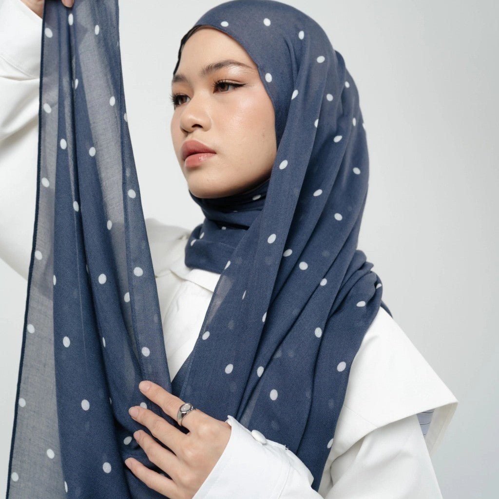 Foulard Hijab à Pois (MH230)