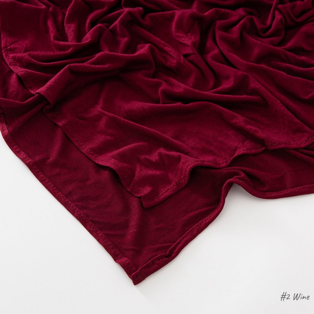 Hijab en Coton Mercerisé Jersey Bouclé Angle Droit, Haute Qualité, Respirant (MH068)