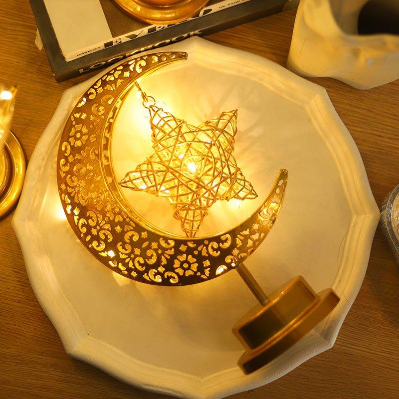Lampe Lune MR060 en fer forgé avec LED