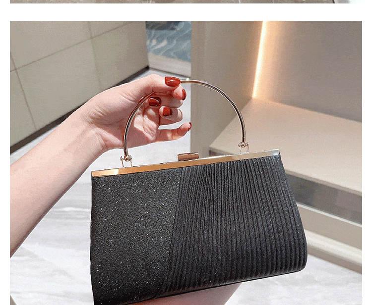Pochette à paillettes scintillantes MAC040 pour femme
