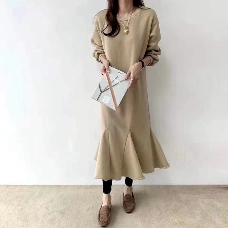 Robe Sirène en Sweat Doublé Polaire (MS193)