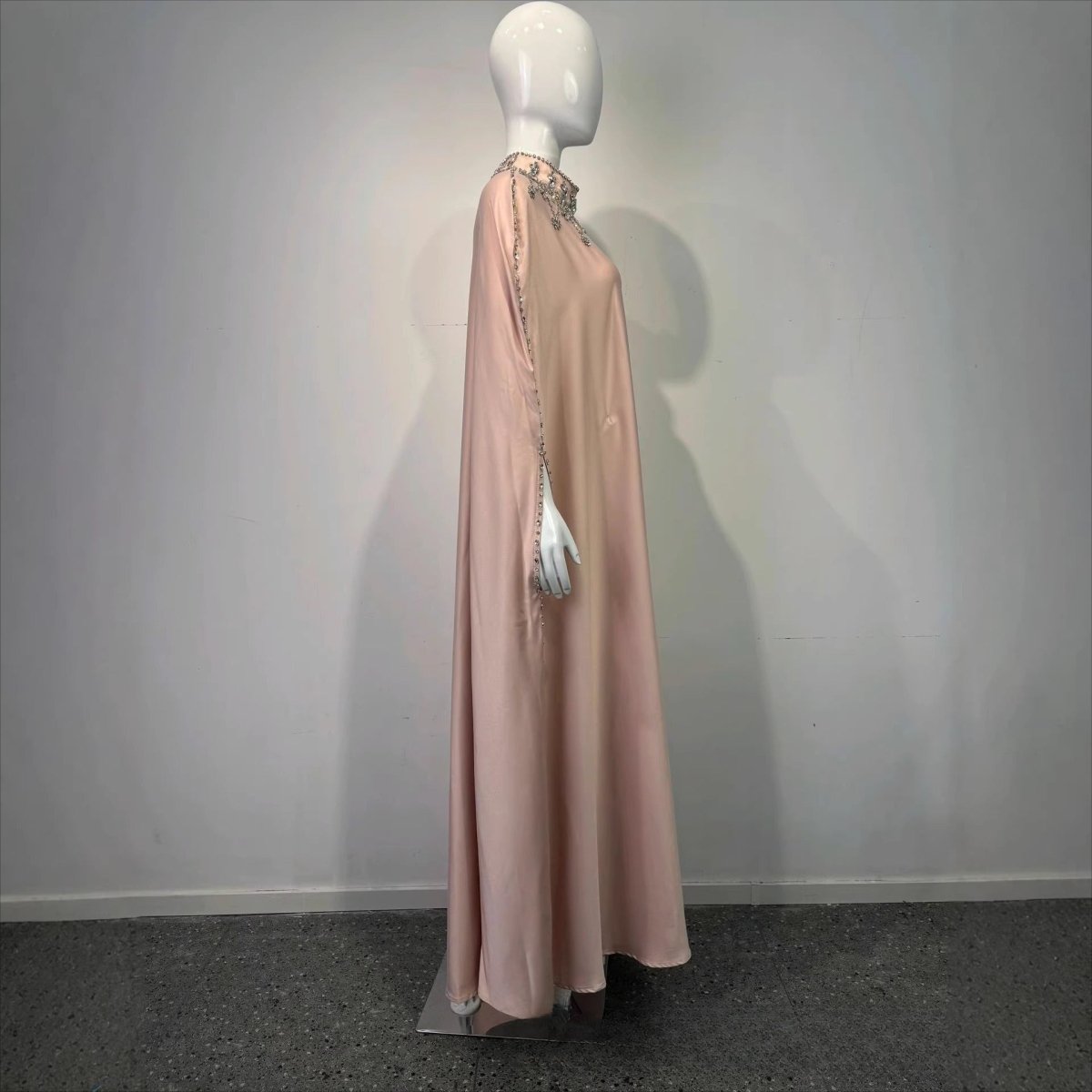 Kaftan Cape Crystal Embellished (MA418)