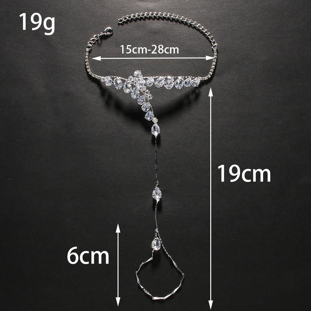 **MAC131 Bracelet Haut de Gamme Zircon Goutte d'Eau**