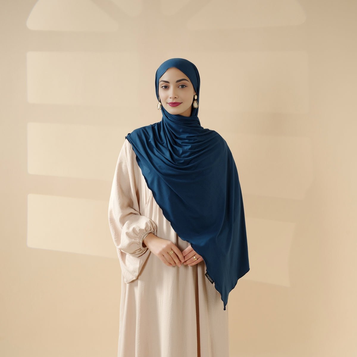 Hijab Parfait pour l'Aïd : Long Foulard en Jersey Modal Premium – Doux, Respirant & Élégant (MH105)