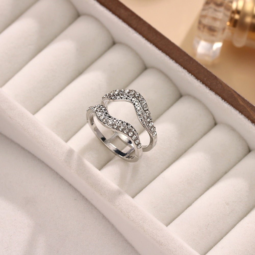 Bague Foulard Forme Lèvre Clip (MAC445)